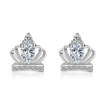 Load image into Gallery viewer, Water Drop Cubic Zircon Crytal Stud Earring